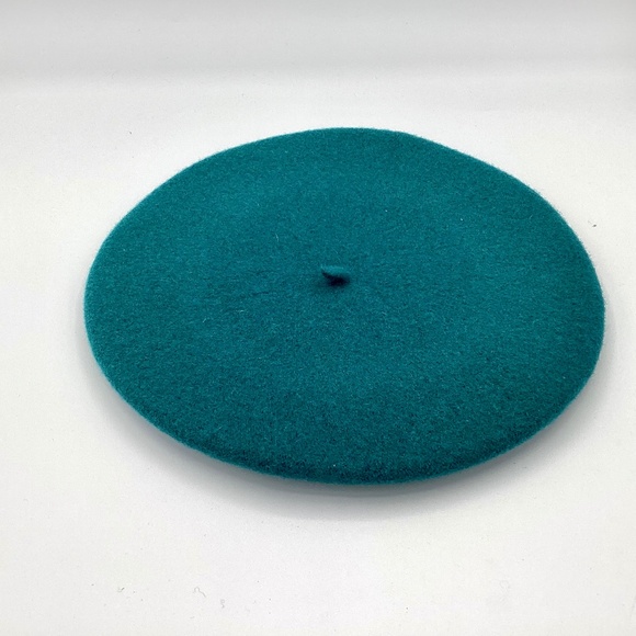 San Diego Hat Company Wool Beret in Green - New main image 4